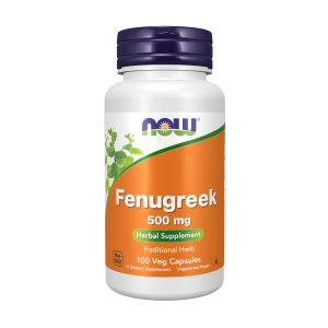 NOW Foods Fenugreek 500mg, 100 Capsules