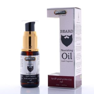 Hemani Beard Oil 30ml - Oudh Fragrance - Blend of Essential Oils - Enhanced with Tea Tree Oil & Mint - Conditions, Nourishes & Softens Beard - Ideal for Healthy Beard - Relief from itchy, flaky skin