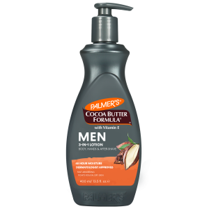 Palmer's Cocoa Butter Formula Men's 3-in-1 Body, Face & After Shave Lotion, 400ml