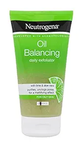 Neutrogena Oil Balancing daily exfoliator with lime & Aloe Vera