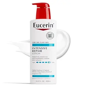 Eucerin Intensive Repair Body Lotion for Dry Skin with Alpha Hydroxy, Body Moisturizer for Very Dry Skin