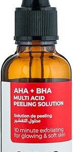 Cosmo AHA + BHA Multi Acid Peeling Solution For Glowing & Soft Skin 30ml; For Men & Women; Face Serum; Skins Care; 10 Minutes Exfoliating; Smooth Texture; Pore Cleansing; Oily Skin; Facial; Beauty