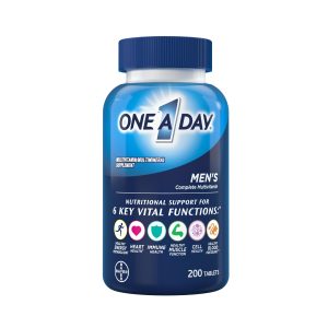 One A Day Men's Multivitamin, Supplement Tablet with Vitamin A, C ,D, E and Zinc for Immune Health Support