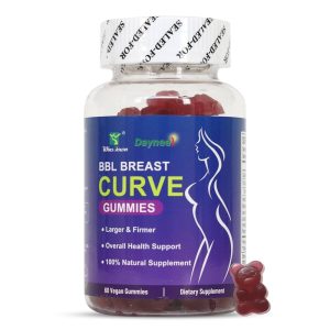 BBL Breast Curve Gummies, Butt Growth & Breast Enhancement Vitamins Supplments, 60 Count