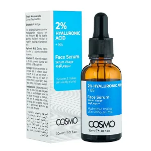 CD COSMO DESIGNS 2% Hyaluronic Acid + B5 Hydrates & Makes Skin Visibly Pump Face Serum 30ml, For Men & Women, Skins Care, Dryness, Dehydrated Skin, Facial Beauty
