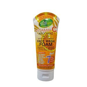 Veet gold face wash foam 200ml – vitamin c