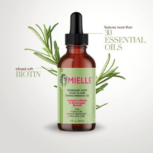 Mielle Rosemary Mint Scalp & Hair Strengthening Oil-2oz