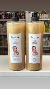 Paula exfoliating gold whitening body wash