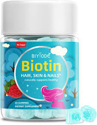 Biotin Gummies 5000mcg Vitamins for Hair Growth Skin Nails
