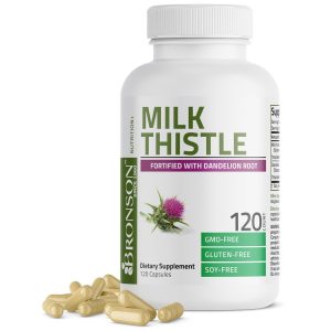 Milk Thistle 1000mg Silymarin Marianum & Dandelion Root Liver Health Support 120