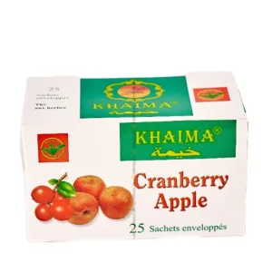 Khaima Cranberry Apple - 25 Sachets