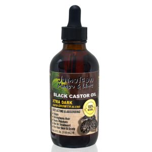 Jamaican Mango & Lime Black Castor Oil - Extra Dark, Organic, 118 ml