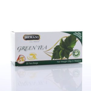 Hemani Green Tea 20 Bags - 100% Natural Green Tea for Weight Loss, Detox & Immunity - Green Tea Bag (40gm)