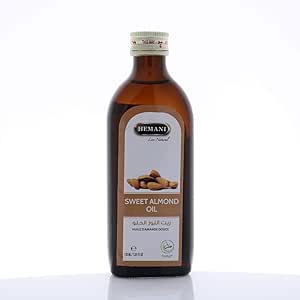 Hemani Almond Hair Tonic 150ml - Natural Almond Tonic For Face, Skin, & Hair - Moisturizes, Soothes, & Heals Dry Skin - Scalp Treatment For Dry & Nurished Hair