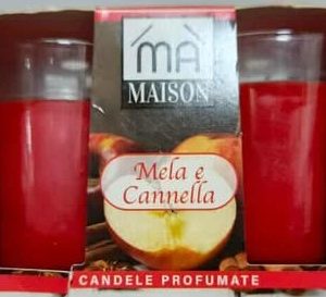 Scented candle in a glass jar - Ma Maison  Profumata - Apple Cramble 2in1 scented Glass Jar Candle 45g
