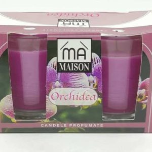 Scented candle in a glass jar - Ma Maison  Profumata - Orchidea 2in1 scented Glass Jar Candle