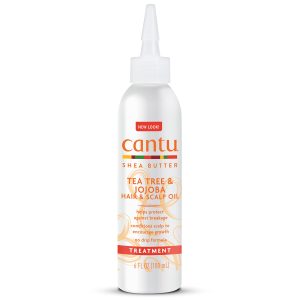 Cantu Tea Tree & Jojoba Hair & Scalp Oil with Shea Butter, 6 fl oz