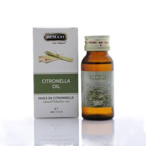 Hemani Citronella Oil 30ml - Pure Essential Oil for Aromatherapy, Relaxation, Calming Ambiance, Uplifting Experience, Refreshing Mind & Body, Meditation & Yoga