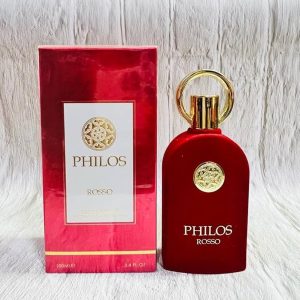 Philos Rosso 100ml Eau De Parfum Maison Al Hambra Lattafa Oriental Arabic fragrance ;