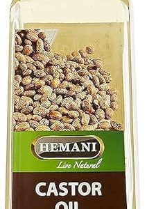 Hemani Castor Oil-250 Ml, Rich In Anti-Inflammatory And Anti-Oxidant Properties, Promote Hair Growth, Cures Inflammation And Backache