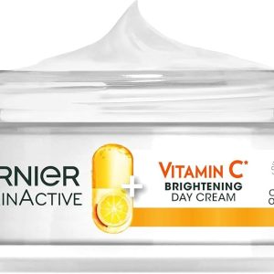 Garnier Vitamin C Brightening Day Cream 50ml, Face Moisturiser to Nourish Skin, Smooth Lines & Boost Glow, With Vitamin C and Super Citrus For Radiant, Healthy Skin