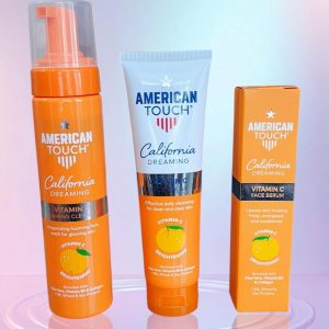 American Touch Vitamin C facewash/face serum/foaming Deep Cleaning Protect & Care. (pack of 1, combo pack)
