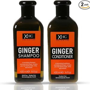 XHC Xpel Hair Care Ginger Shampoo and Conditioner Combo, 400ml