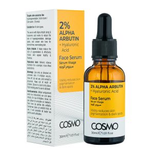 CD COSMO DESIGNS 2% Alpha Arbutin + Hyaluronic Acid Reduce Skin Pigmentation & Dark Spots Face Serum 30ml; For Men & Women; Skins Care; Acne Scars; Dark Spot; Dryness; Facial; Beauty