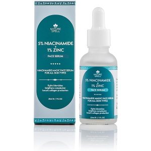 Nature Spell 2% Hyaluronic Acid Face Serum 30 ml – Infused with 1% Vegan Collagen + Matrixyl 3000 - Anti Aging Serum - Reduces visibility of fine lines & wrinkles – 100% Vegan