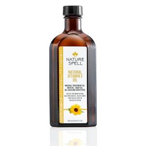 Nature Spell Vitamin E Treatment Oil For Hair & Body 5.07 FL OZ - Promotes Hair Growth and Repair Damaged Hair