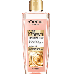 L'Oreal Paris Age Perfect Smoothing and Anti Fatigue Vitamin C Refreshing Toner, Black, 200 ml