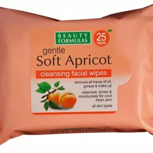 B/ Formulas: Gentle Soft Apricot Cleansing Wipes 25s