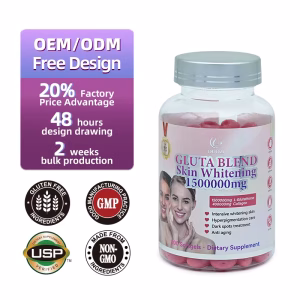 DUOZI Gluta Blend Skin Whitening 1500000 mg Softgel Capsules Collagen Peptide Powder Skin Whitening Capsules