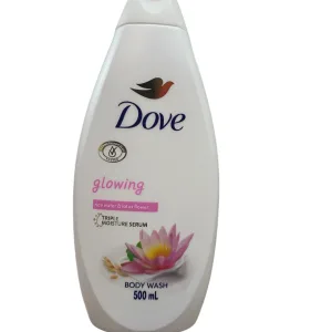 DOVE BODY WASH 500ML GLOWING LOTUS FLOWER AND RICE WATER
