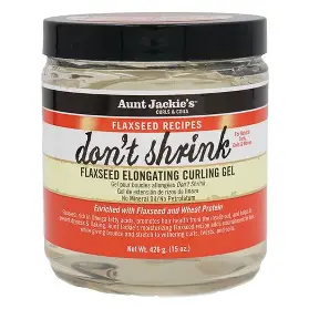 Aunt Jackie's Don't Shrink Flaxseed Elongating Curling Gel 15oz