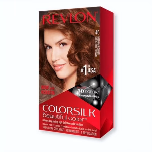 REVLON colorsilk Beautiful Color #46 Medium Golden Chestnut Brown for Unisex - 1 Application Hair Color