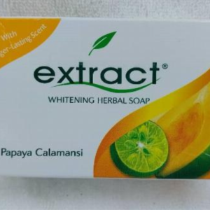 Extract Lightening & Brightening Papaya Calamansi Lotion 200ml + 2 x Extract Skin Lightening & Brightening Herbal Soap Papaya Calamansi