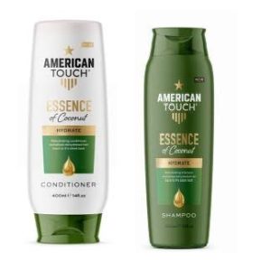 AMERICAN TOUCH - ESSENCE OF COCONUT HYDRATE SHAMPOO/CONDITIONER 2SET- 400ML