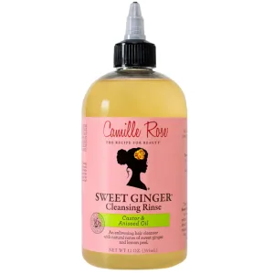 Camille Rose Sweet Ginger Hair Cleansing Rinse Shampoo for All Hair Types, Castor and Aniseed Oil, 355 ml