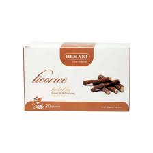 HEMANI Licorice Herbal Tea - 45g - 20 Tea Bags - 100% Herbal & Natural - Promotes relaxation