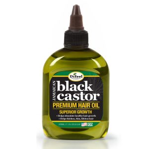 Difeel Premium Jamaican Black Castor Hair Oil - Large 7.1 oz. - Jamaican Black Castor Oil for Hair Growth