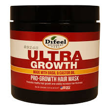 Difeel Ultra Growth Basil & Castor Oil Pro Growth Hair Mask 12 oz.