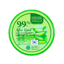Aloe Vera Soothing and Moisturizing Repair Gel 300g (99%) Active, Eva Rosa.