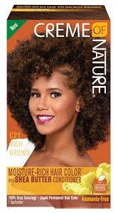 Creme of Nature Moisture Rich Hair Color Kit, C21 Rich Brown