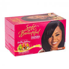 Soft & Beautiful Super No Lye Ultimate Conditioning Relaxer System Kit