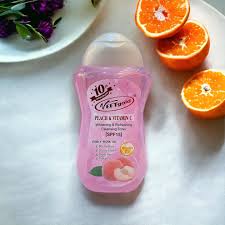 Veet gold peach and vitamin c whitening refreshing cleansing toner