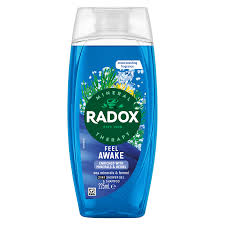 Radox Feel Awake 2-in-1 Shower Gel 225ml with Sea Minerals & Fennel