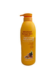 ADVANCED KOREAN SKIN - BRIGHT & CLEAR BODY GEL WASH (PAPAYA & VITAMIN E)
