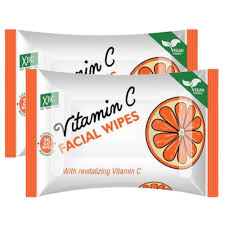 XBC Facial Wipes Revitalizing Vitamin C 25’s 2PK
