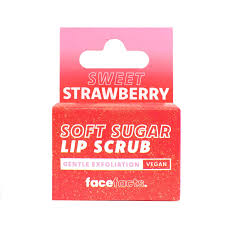 Face Facts Sweet Strawberry Soft Sugar Lip Scrub, 10 g